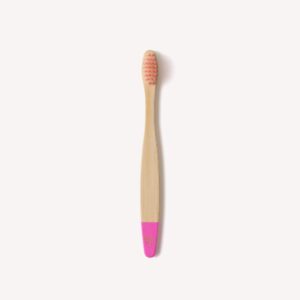 Children's Bamboo Toothbrush - Single - Pink
