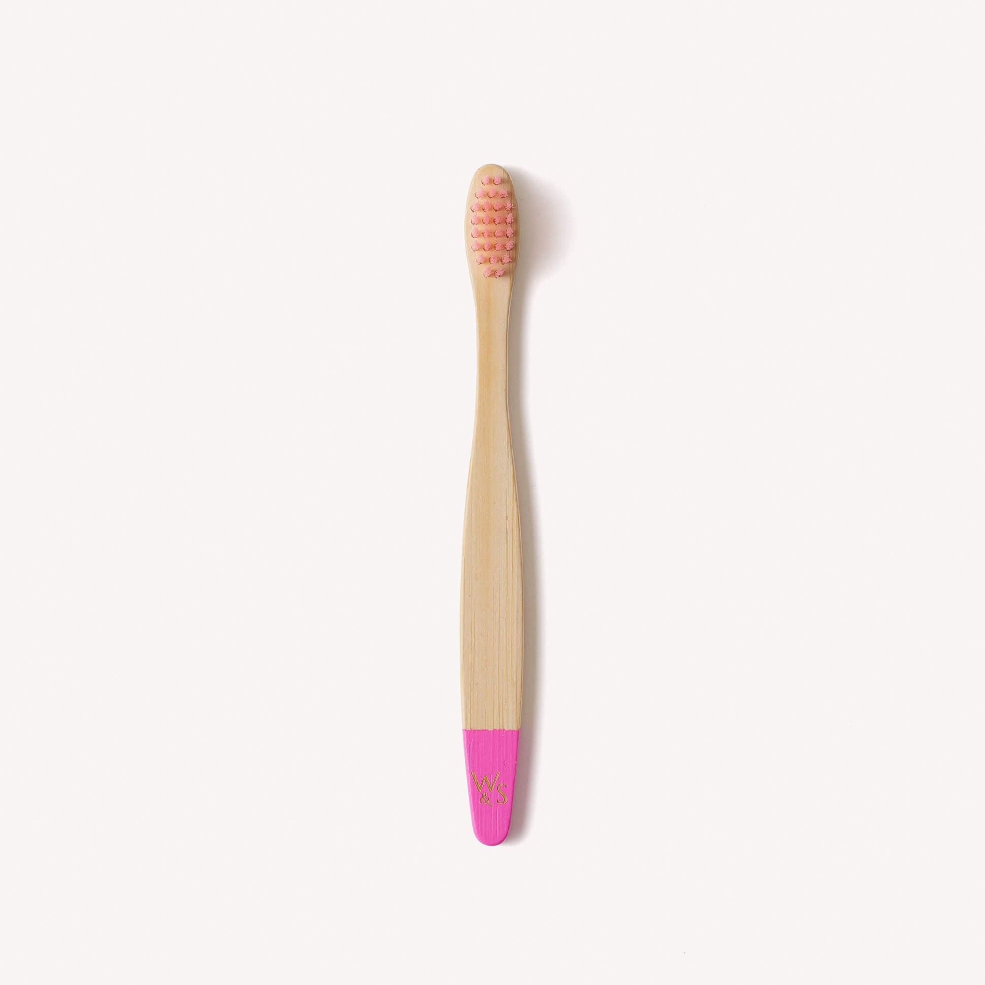 Children's Bamboo Toothbrush - Single - Pink