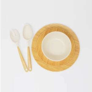 Eco-Friendly Bamboo Dinner Set (5 Pcs)