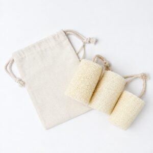 Natural Loofah Sponges - Pack of 3