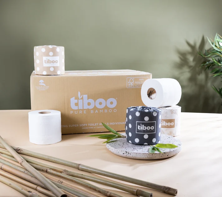 Luxury 3ply Bamboo Toilet Paper-Double Length Rolls