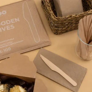 Compostable Wooden Knives 10x100