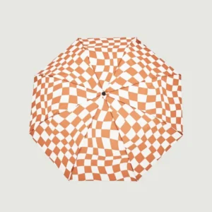 Meet The Original Duck Umbrella, sustainably handmade and built to last.  Each canopy is made of 100% recycled plastic bottles. This compact umbrella fits into any backpack or tote bag, making it a convenient travel companion. You can rely on its sturdy build to keep you dry during any downpour.  Zodiac is an intricate galaxy of shooting stars, moons, asteroids, and comets. Designed in black with burnt orange, saffron, emerald, mint and lilac details.
