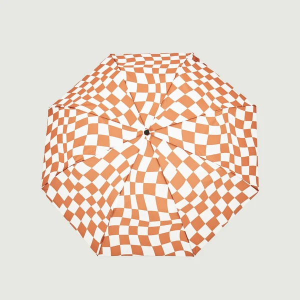 Meet The Original Duck Umbrella, sustainably handmade and built to last. Each canopy is made of 100% recycled plastic bottles. This compact umbrella fits into any backpack or tote bag, making it a convenient travel companion. You can rely on its sturdy build to keep you dry during any downpour. Zodiac is an intricate galaxy of shooting stars, moons, asteroids, and comets. Designed in black with burnt orange, saffron, emerald, mint and lilac details.