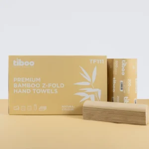 100% Natural Bamboo Z-Fold Hand Towels 2Ply 23cmx23cm x 3000