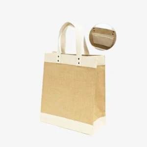 Sapi Premium Jute Market Bag | Eco-Friendly Branded Tote with Inner Pocket | Ecoduka