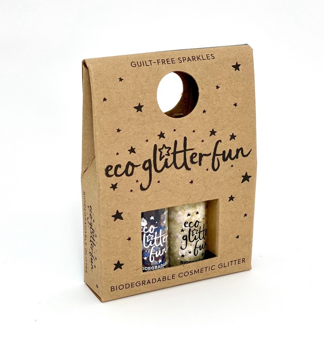 Biodegradable Eco Glitter 2pcs BubbleGum Rose