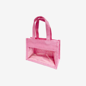 Mini Gift Jute Bag with Window