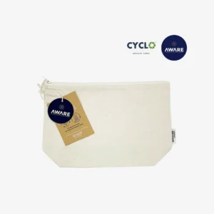Lila Recycled Canvas Cosmetic Bag with AWARE™ Tracer Technology