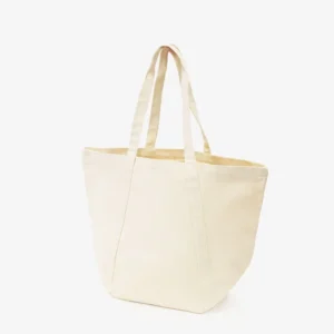 Camellia Large Canvas Tote | Durable & Spacious Shopping Bag