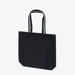 Zinnia Black Canvas Tote Bag | Eco-Friendly Canvas Bag UK