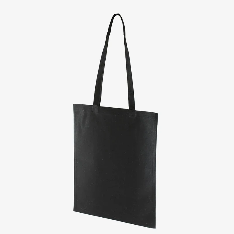 Poppy Coloured Canvas Tote Bag