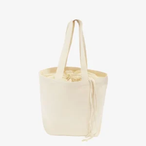 Daisy Canvas Drawstring Beach Bag | Durable & Lightweight Tote