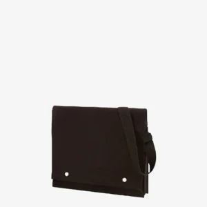 Dhalia Black Canvas Messenger Bag